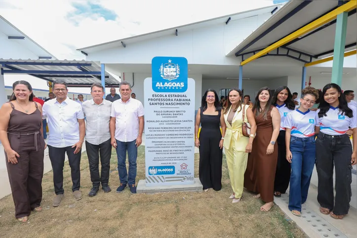 Governo inaugura 26ª Escola do Coração em Branquinha